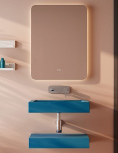 Encimera lavabo fondo reducido modelo Darya de Coycama