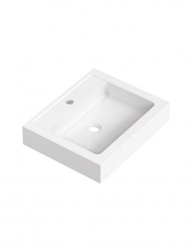 Encimera lavabo solid surface fondo reducido modelo ZAFIRO