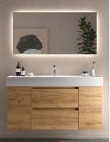 Mueble baño 120 cm. 2 puertas + 2 cajones modelo BEQUIA de Salgar