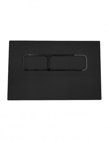 Botón / pulsador de descarga cuadrado de Probath negro