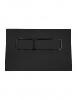 Botón / pulsador de descarga cuadrado de Probath negro