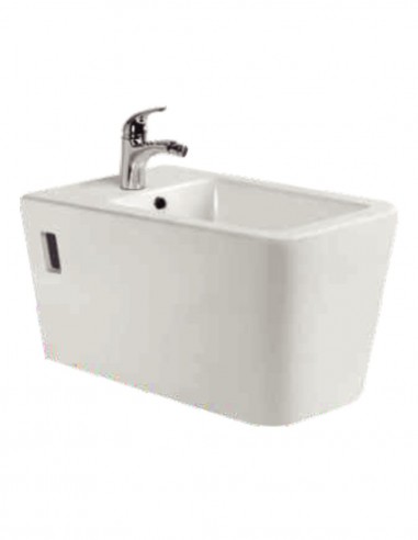 Bidé suspendido cuadrado modelo cerámico de Probath