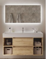 Mueble baño 120 cm. 2 cajones + 2 huecos modelo BEQUIA de Salgar