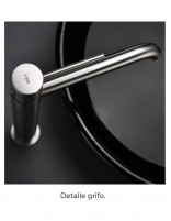 Grifo para lavabo alto níquel