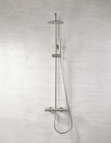 Barra de ducha monomando níquel modelo Monza de Imex ambiente