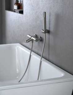 Kit grifería bañera y ducha cromo termostático modelo Monza de Imex 2