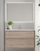 Carmen Avila Dos modelo costados vistos mueble de baño con 2 cajones