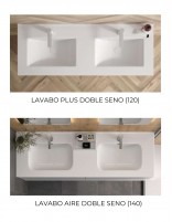 Avila Dos Carmen mueble de baño con 4 cajones lavabo