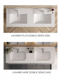 Carmen mueble baño con 4 cajones blanco 2