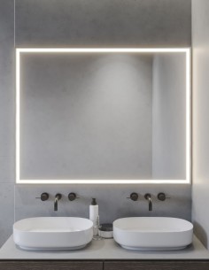 Espejo baño a medida modelo ORIOL de BathDecor