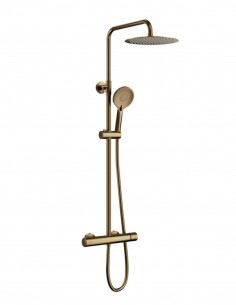 Columna de ducha vista cobre modelo HELIOS de GME