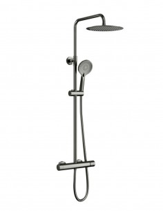 Columna de ducha vista titanio modelo HELIOS de GME