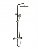 Columna de ducha vista titanio modelo HELIOS de GME