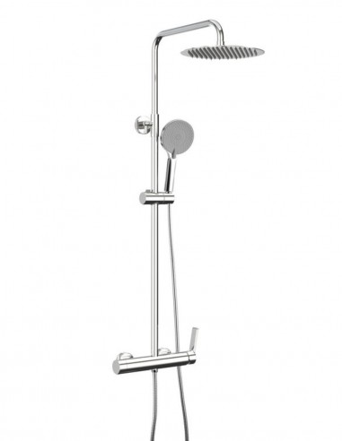 Columna de ducha vista cromada modelo RHIO de GME