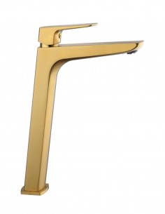 Grifería oro para lavabo alto modelo Marriot de GME