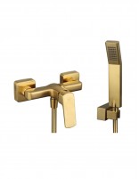 Grifería en latón oro para ducha modelo Marriot de GME