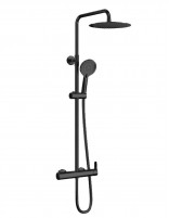 Columna de ducha negra vista modelo Iony de GME