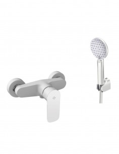 Grifo blanco clásico para ducha modelo Cassio de GME