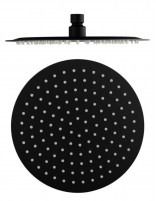 Rociador redondo negro empotrado - a pared de GME