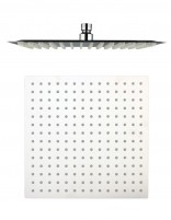 Rociador empotrado a pared - cuadrado cromo de GME