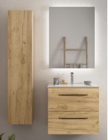 Mueble de baño con lavabo suspendido 60 cm