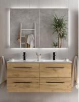 Mueble baño 120 doble seno modelo MORAI de Salgar
