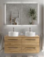 Mueble lavabo sobre encimera 120 cm  modelo MORAI de Salgar