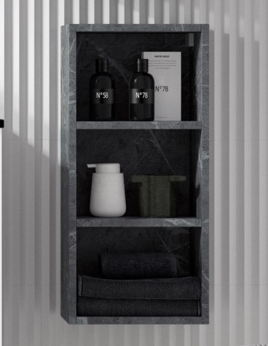 Módulo auxiliar de 3 huecos marquina