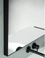 Espejo canto pulido con marco detalle