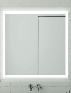 Espejo baño LED cuadrado/rectangular modelo WHITE de Manillons Torrent