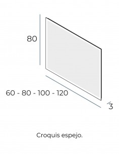 Espejo baño LED cuadrado/rectangular antivaho modelo WHITE PLUS de Manillons Torrent 2