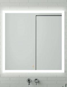 Espejo baño LED cuadrado/rectangular antivaho modelo WHITE PLUS de Manillons Torrent