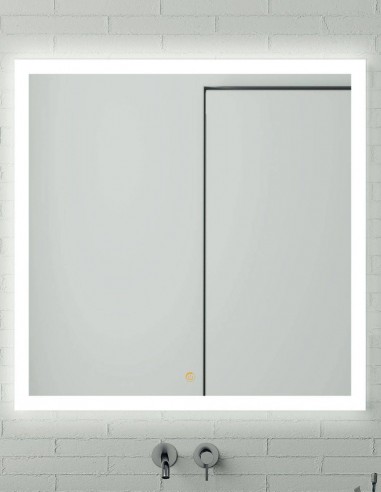 Espejo baño LED cuadrado/rectangular antivaho modelo WHITE PLUS de Manillons Torrent