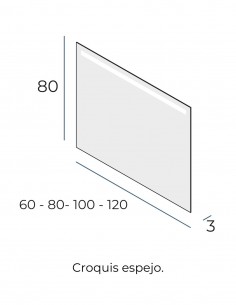 Espejo baño LED arenado y antivaho modelo STRIPE Plus de Manillons Torrent 2