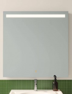 Espejo baño LED arenado y antivaho modelo STRIPE Plus de Manillons Torrent