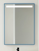 Espejo baño LED arenado con marco