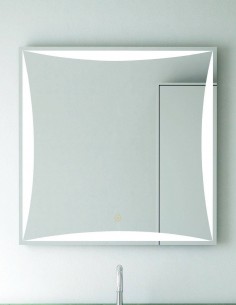 Espejo baño luz frontal y antivaho modelo LEXUS Plus de Manillons Torrent