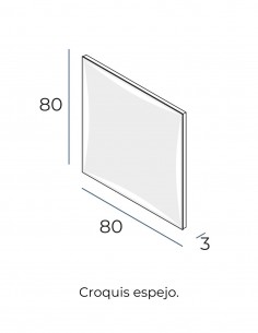 Espejo baño luz frontal y antivaho modelo LEXUS Plus de Manillons Torrent 2