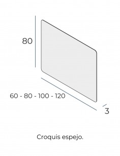 Espejo retroiluminado rectangular modelo BRISA de Manillons Torrent 2