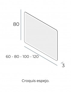 Espejo LED y antivaho rectangular modelo ONA Plus de Manillons Torrent 2