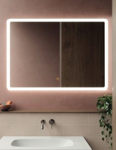 Espejo LED y antivaho rectangular modelo ONA Plus de Manillons Torrent