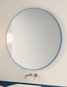 Espejo redondo sin luz con marco modelo Alba de Manillons Torrent