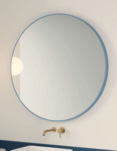 Espejo redondo sin luz con marco modelo Alba de Manillons Torrent