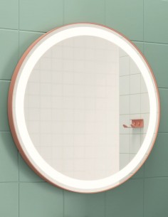 Espejo led con marco redondo modelo Circular de Manillons Torrent