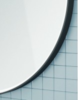 Espejo redondo baño 80 cm - 90 cm Eclipse Plus detalle