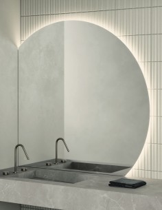 Espejo redondo para esquina modelo Hula de Manillons Torrent