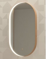 Espejo ovalado marco y LED modelo Swing de Manillons Torrent