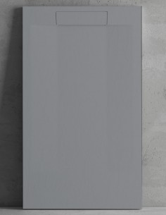 Plato de ducha pizarra con desagüe oculto modelo REUS de Bathplus 2