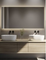 Espejo de baño retroiluminado