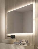 Espejo rectangular LED